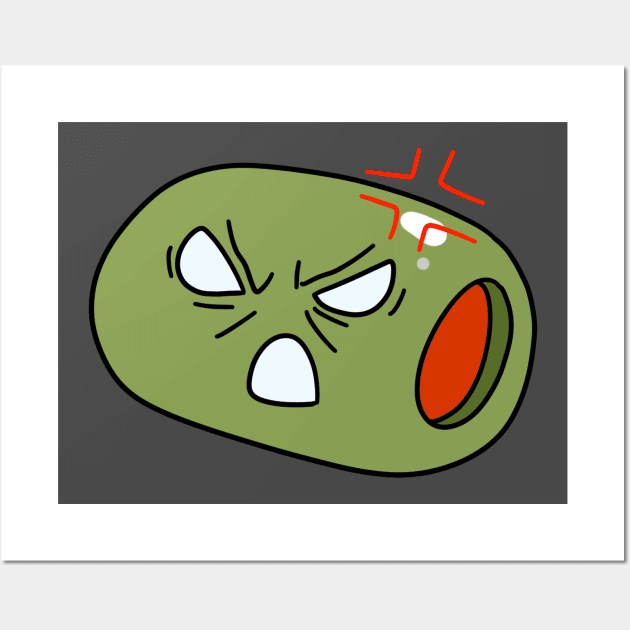 Angry Olive Wall Art by saradaboru